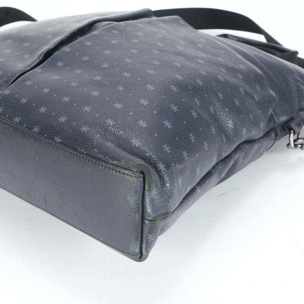 美品 コーチ チャールズ フォールドオーバー レザー 2WAY ショルダーバッグ 斜め掛け ビジネス 通勤 トート A4 メンズ EEE CJ16-9