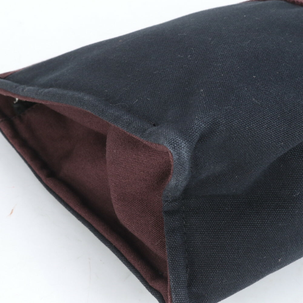 美品 エルメス フールトゥ セカンドバッグ クラッチ ポーチ 通勤 ビジネス ブラック 黒 紳士 メンズ RUM CK25-8