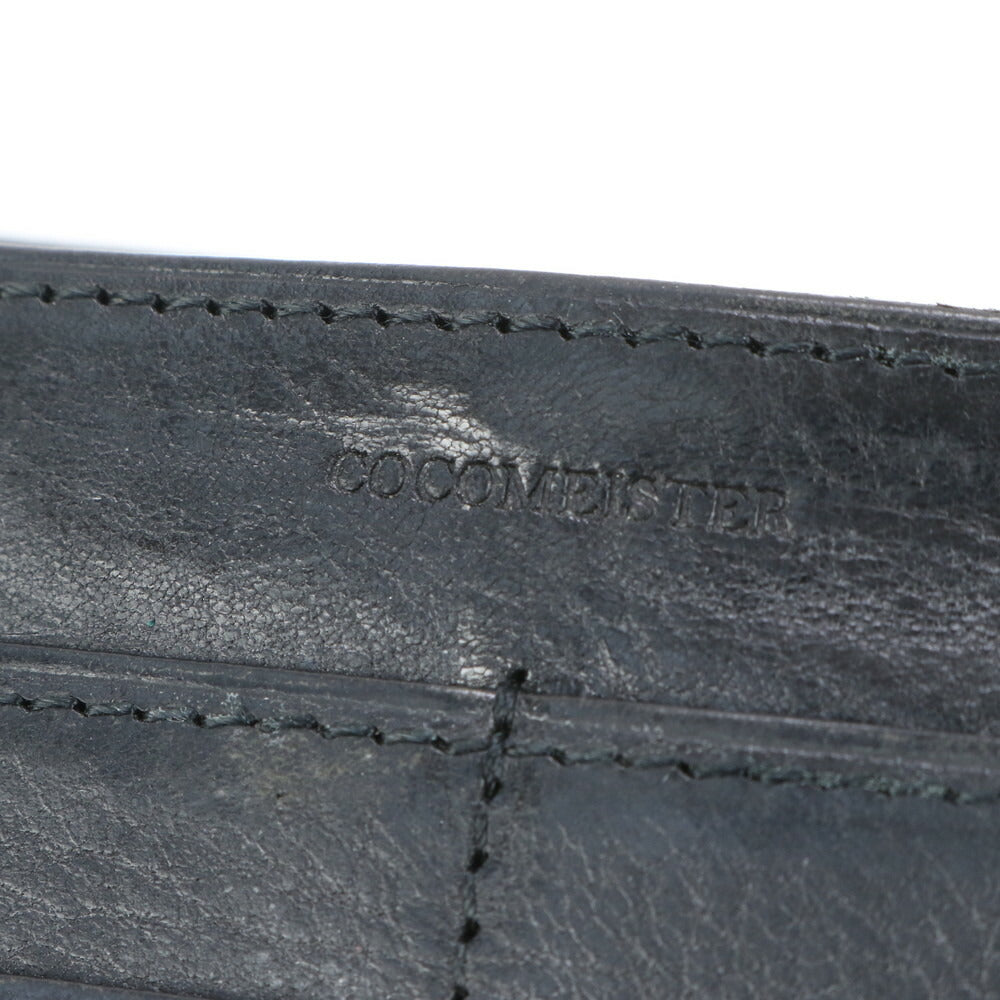 COCOMEISTER ココマイスター レザー 長財布 札入れ 二つ折り ロング ウォレット ブラック 黒 ラウンドファスナー メンズ RUE CL8-8