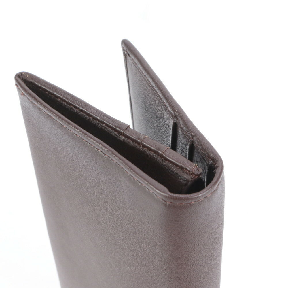 美品 ギ・ラロッシュ レザー 長財布 二つ折り ロング ウォレット ブラウン 札入れ ラウンドファスナー メンズ RUE CL14-7