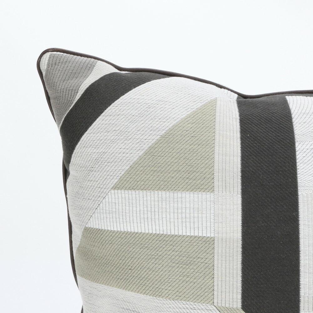 美品 エルメス レザー シルク クッション ホーム アイテム グッズ グレー ソファ インテリア レディース EEE CM13-6