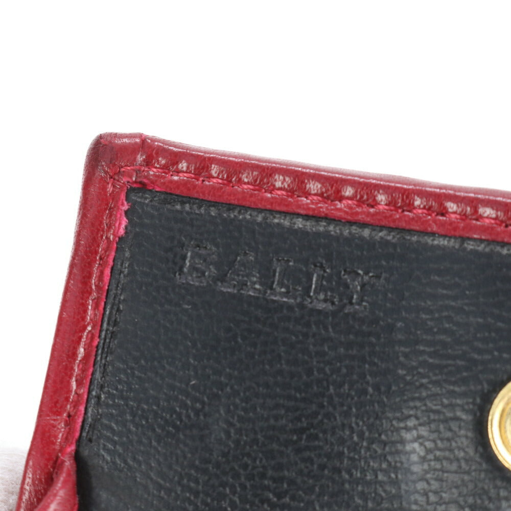 美品 バリー キルティング レザー コインケース 小銭入れ コンパクト ウォレット カードケース 長財布 二つ折り レディース RRE CL12-5