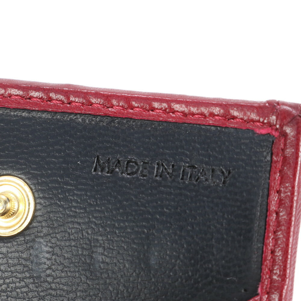 美品 バリー キルティング レザー コインケース 小銭入れ コンパクト ウォレット カードケース 長財布 二つ折り レディース RRE CL12-5