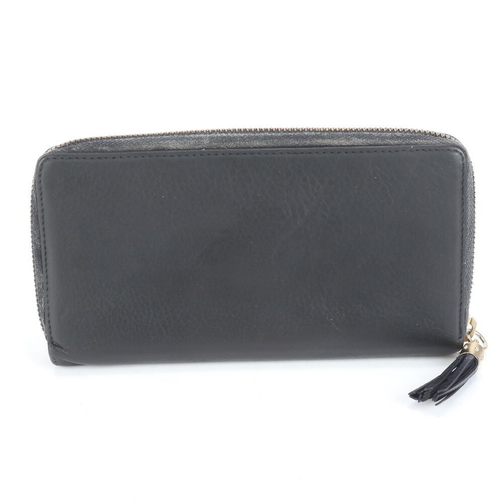 グッチ GG ソーホー フリンジ レザー 長財布 二つ折り ロング ウォレット ラウンドファスナー 282413 レディース RCE CM12-10