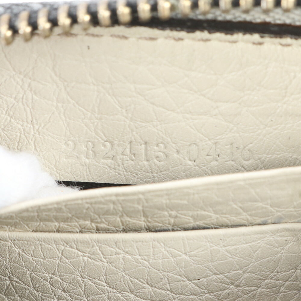 グッチ GG ソーホー フリンジ レザー 長財布 二つ折り ロング ウォレット ラウンドファスナー 282413 レディース RCE CM12-10