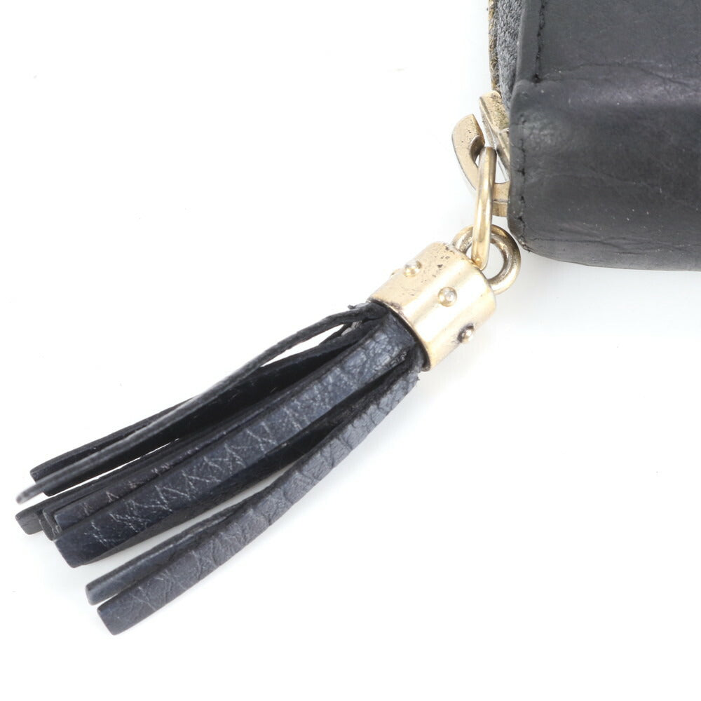 グッチ GG ソーホー フリンジ レザー 長財布 二つ折り ロング ウォレット ラウンドファスナー 282413 レディース RCE CM12-10