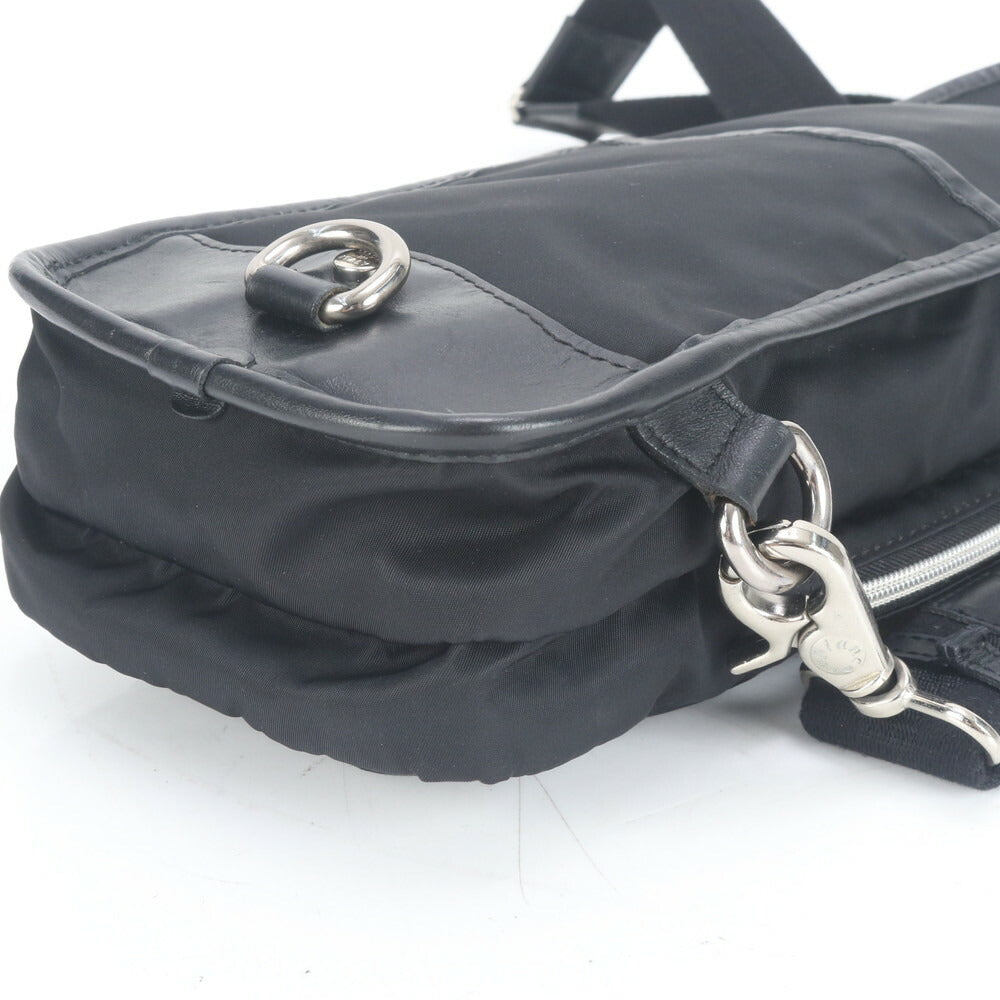 美品 オロビアンコ イタリア製 ジャコミオ レザー ショルダーバッグ 斜め掛け ボディ ウエストポーチ ショルダー メンズ ECE CN4-3