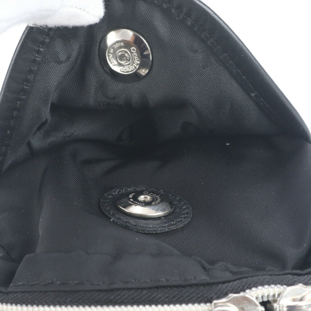 美品 オロビアンコ イタリア製 ジャコミオ レザー ショルダーバッグ 斜め掛け ボディ ウエストポーチ ショルダー メンズ ECE CN4-3