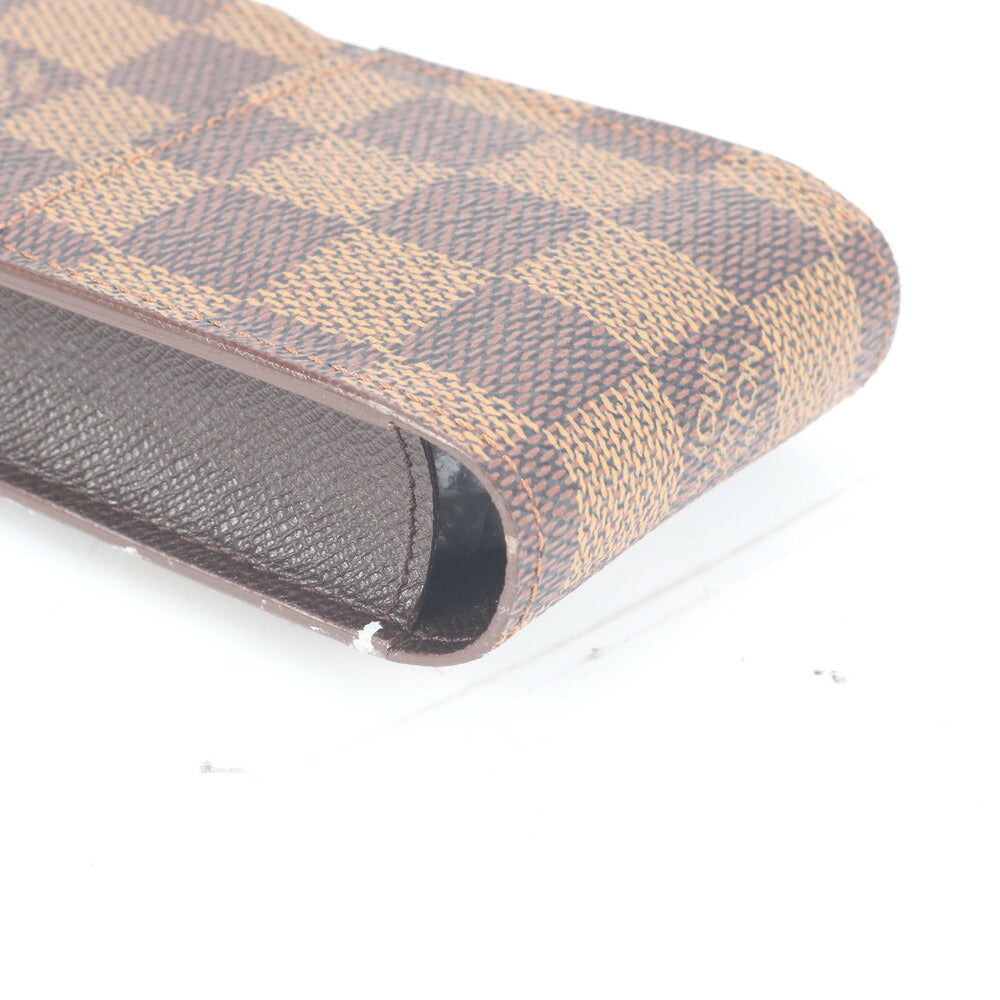 美品 ルイヴィトン ダミエ エテュイ シガレット N63024 レザー シガレットケース タバコ 煙草 ビジネス 紳士 メンズ RUE CV29-3