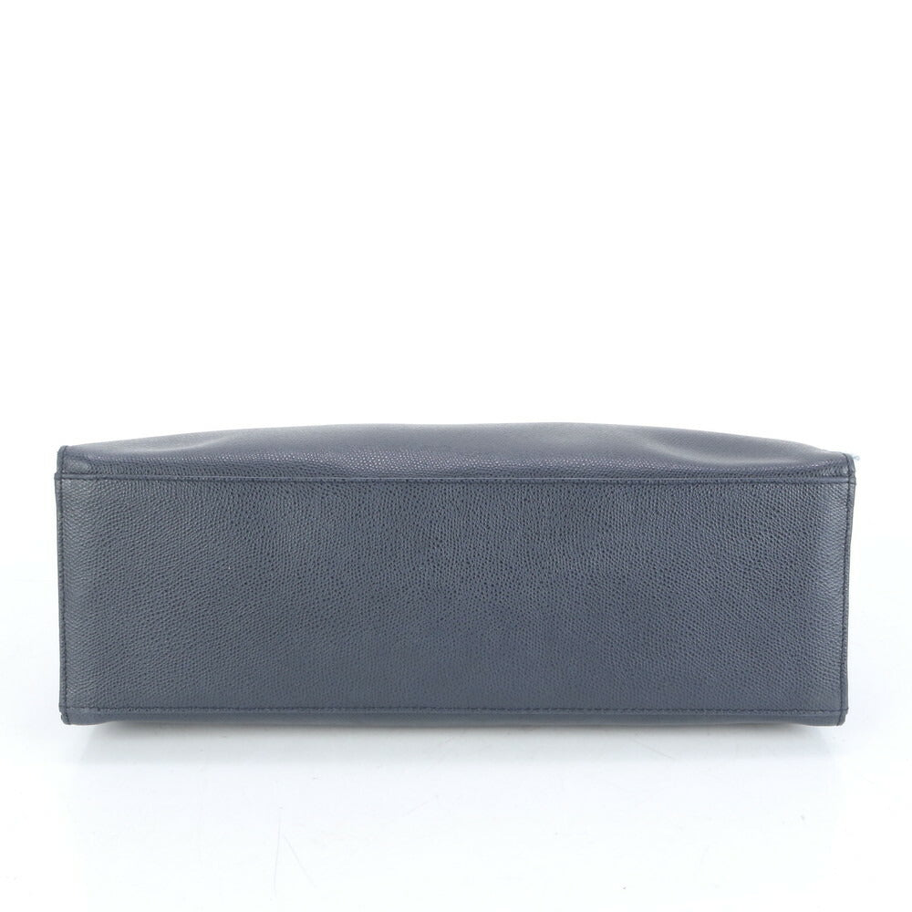 美品 ジャンフランコ・フェレ イタリア製 レザー ショルダーバッグ 肩掛け トート ハンド ネイビー 紺 レディース RUE CO16-3