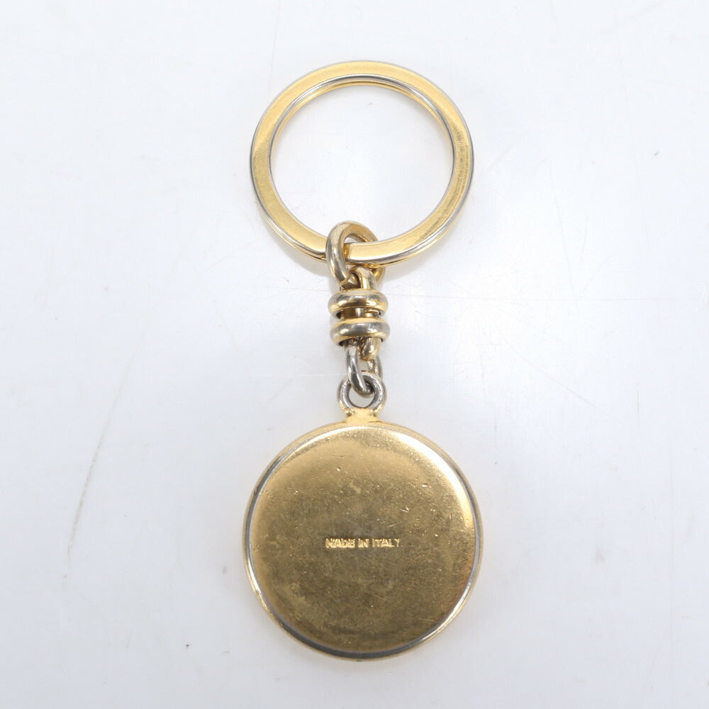 美品 サルヴァトーレフェラガモ チャーム キーリング ゴールド シルバー メンズ レディース ERM CP26-10