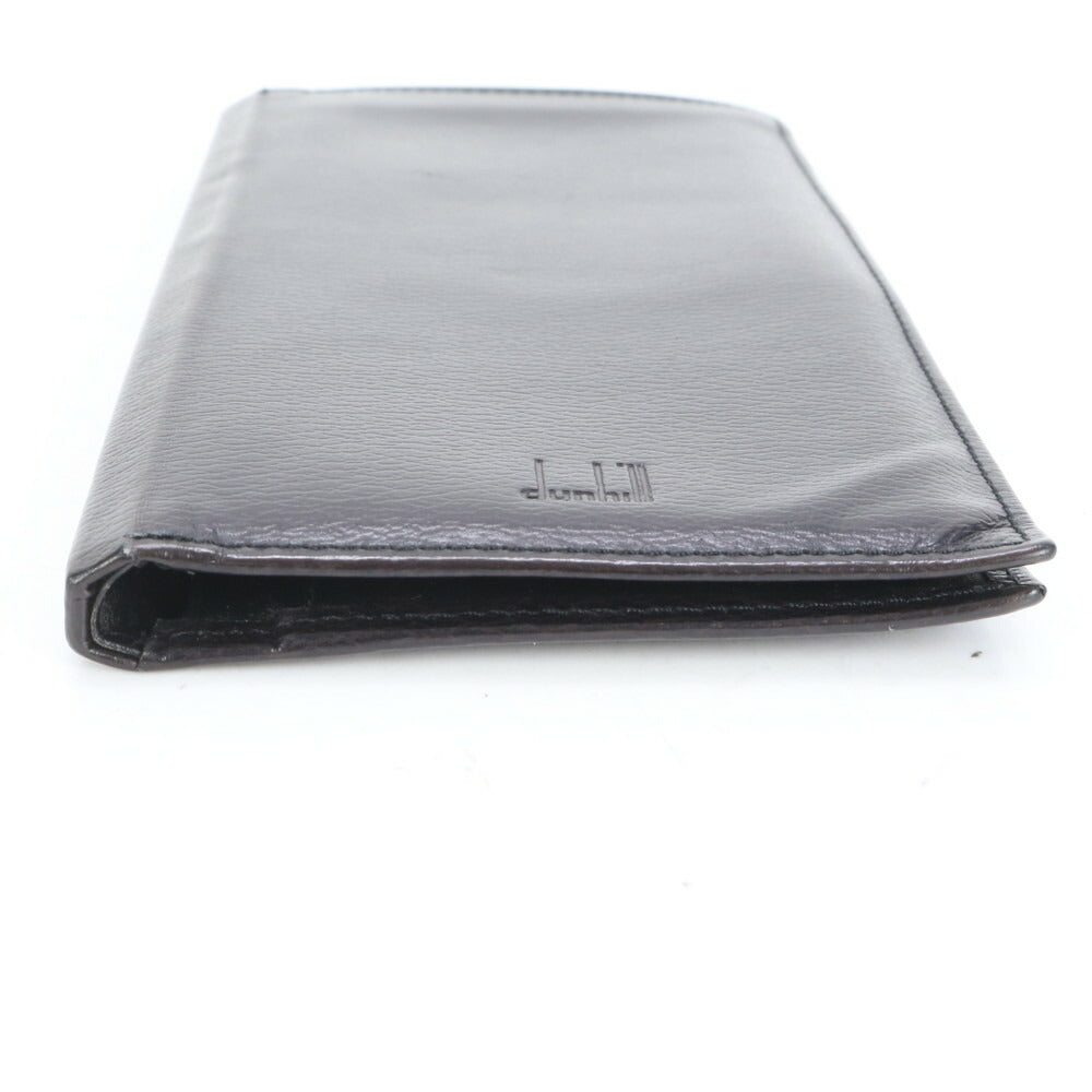 美品 ダンヒル レザー 長財布 二つ折り ウォレット 本革 ブラック 黒 ブランド メンズ ERM CP24-7