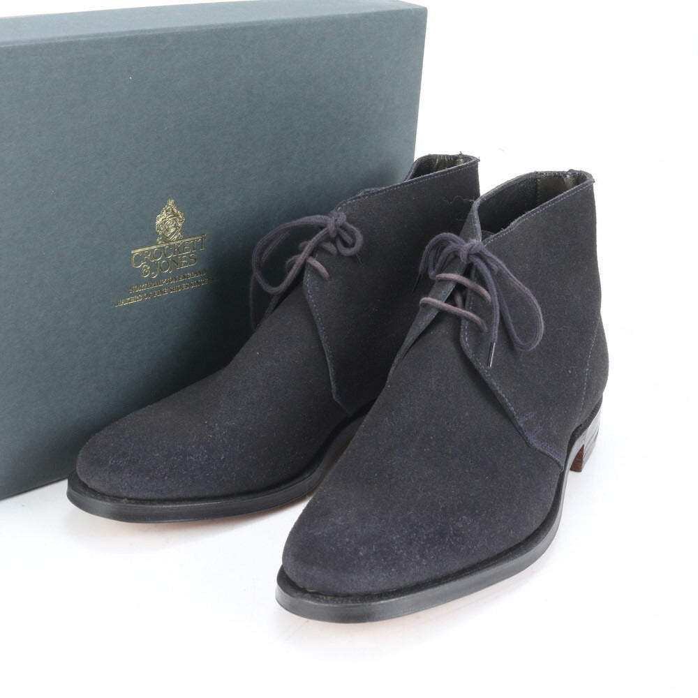 極美品 クロケットアンドジョーンズ チャッカブーツ レザー ブーツ 靴 シューズ 革靴 ビジネス ローファー 紳士 6 メンズ RRE CP2-1