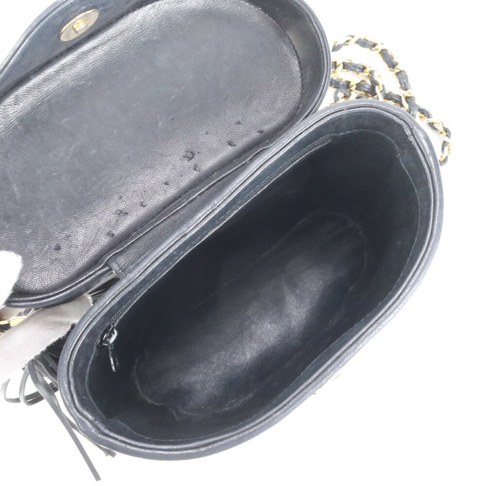 美品 シャネル シリアルシール付 マトラッセ バニティ ラムスキン レザー ショルダーバッグ 斜め掛け トート レディース EUE CP8-9