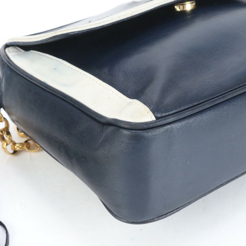 美品 シャネル シリアルシール付 タッセル ラムスキン レザー チェーン ショルダーバッグ 斜め掛け トート レディース EUE CP8-8