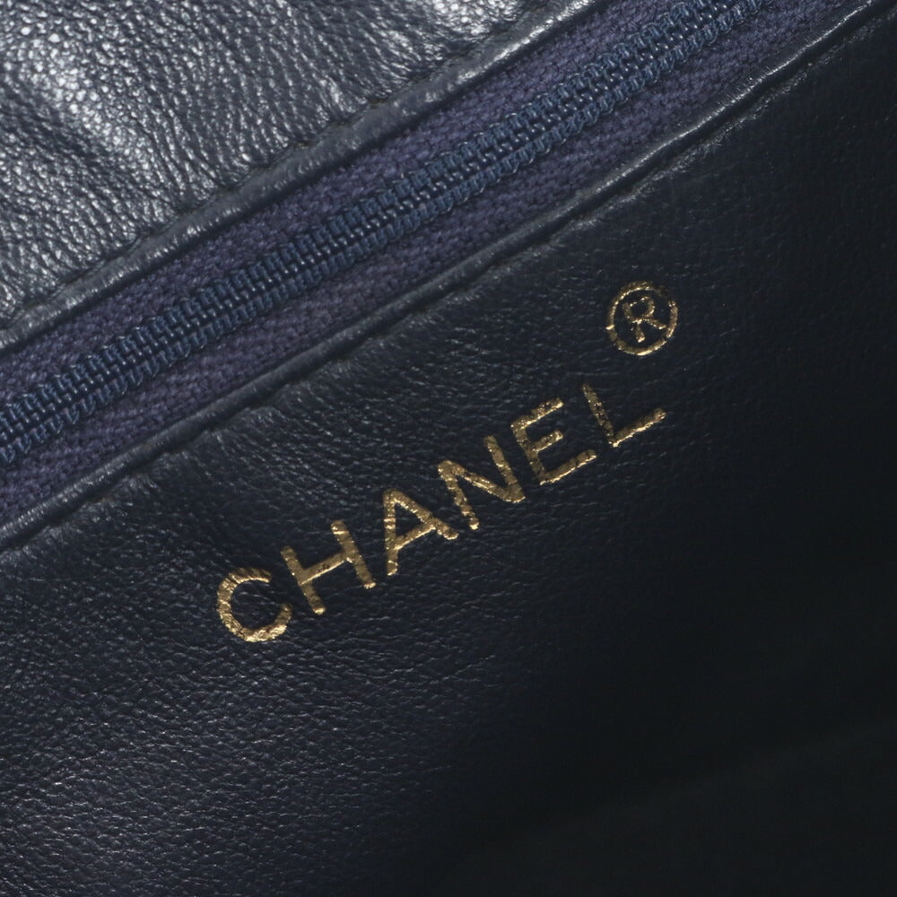 美品 シャネル シリアルシール付 タッセル ラムスキン レザー チェーン ショルダーバッグ 斜め掛け トート レディース EUE CP8-8