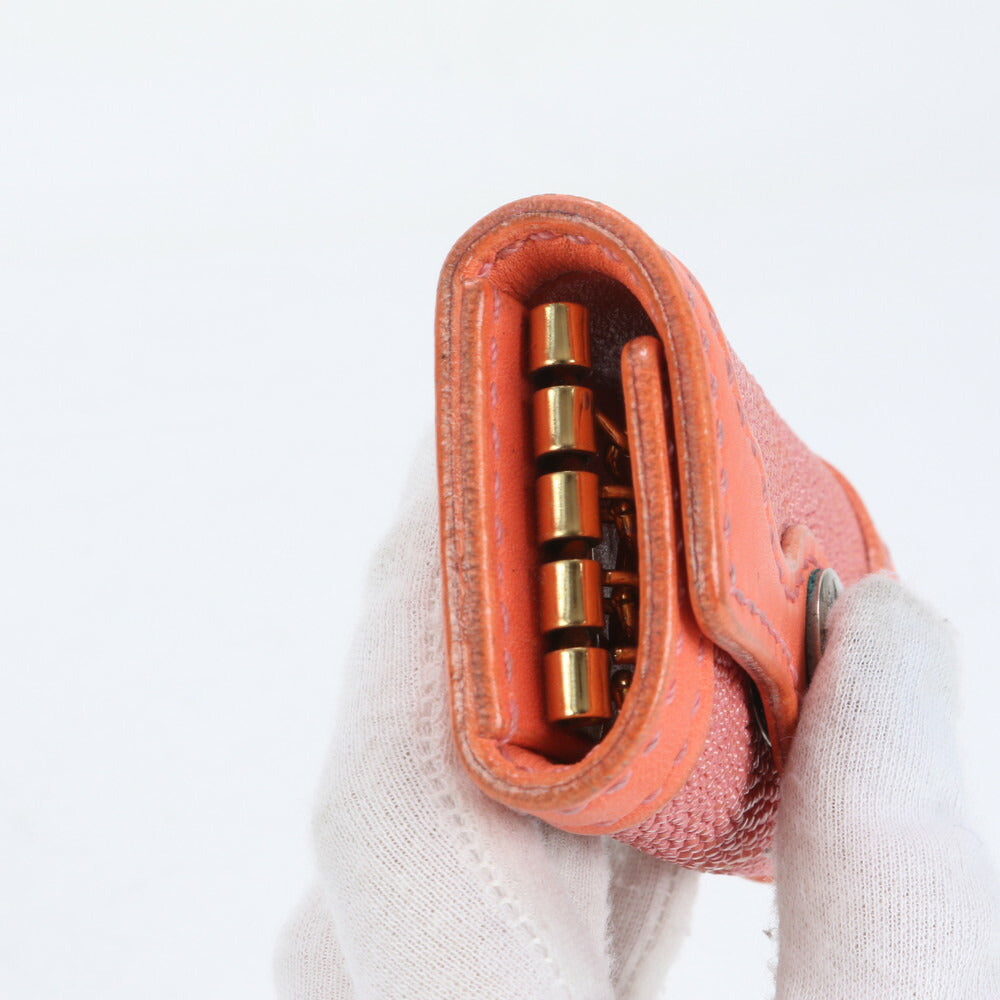 スティングレイ レザー キーケース 4連 キーリング 本革 ピンク レディース MMM CL86-24