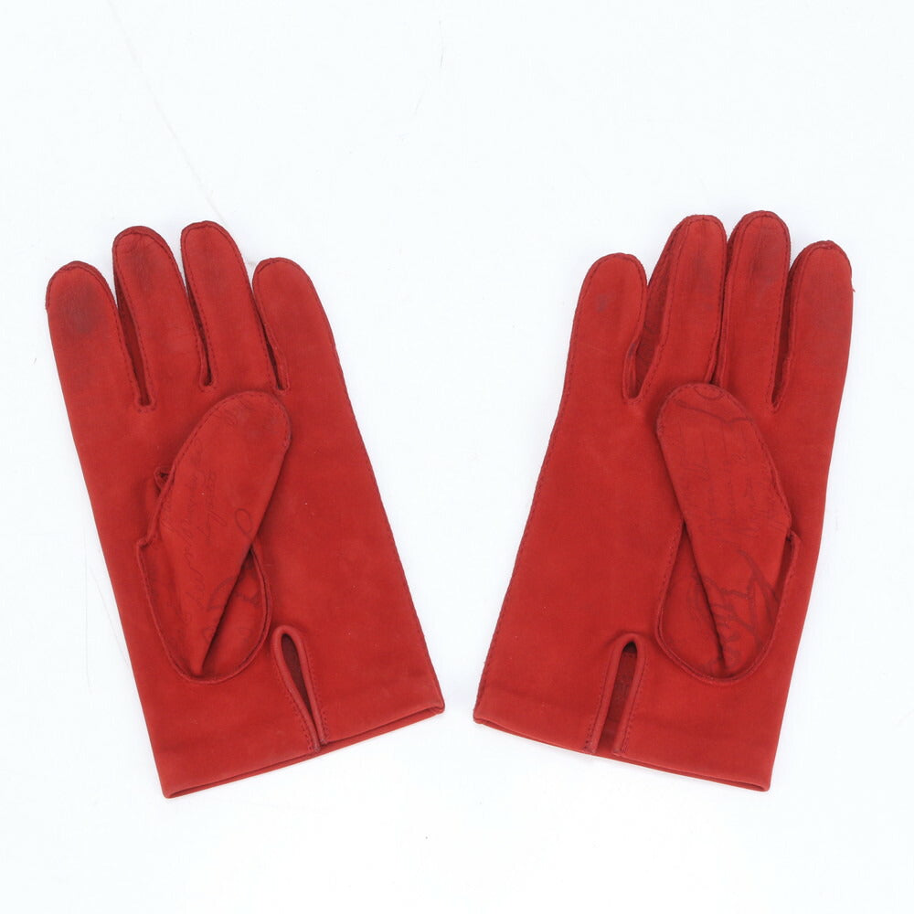 極美品 ベルルッティ カリグラフィ ラムスキン レザー 手袋 グローブ 8 1/2 メンズ EEE CP32-8