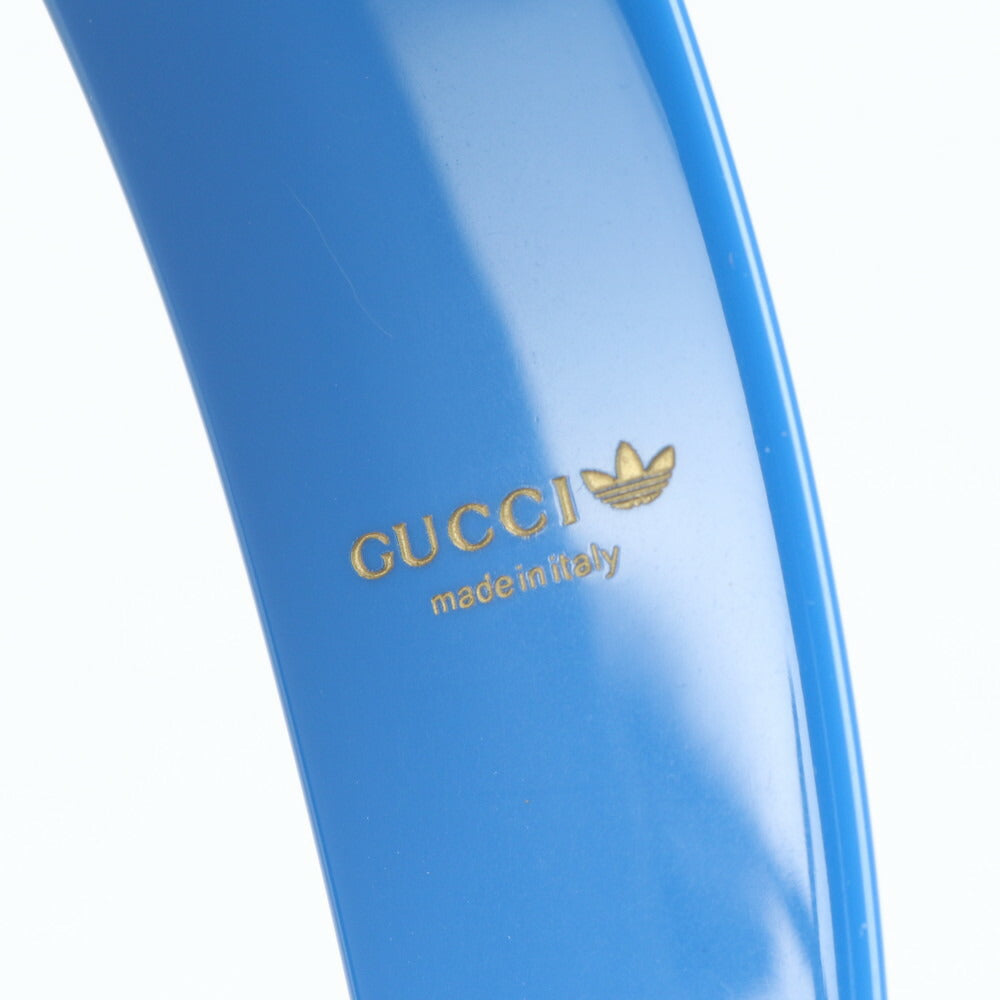 新品同様 グッチ × アディダス トレフォイル カチューシャ スター ビジュー スタッズ ヘアアクセサリー レディース EEE CQ6-4