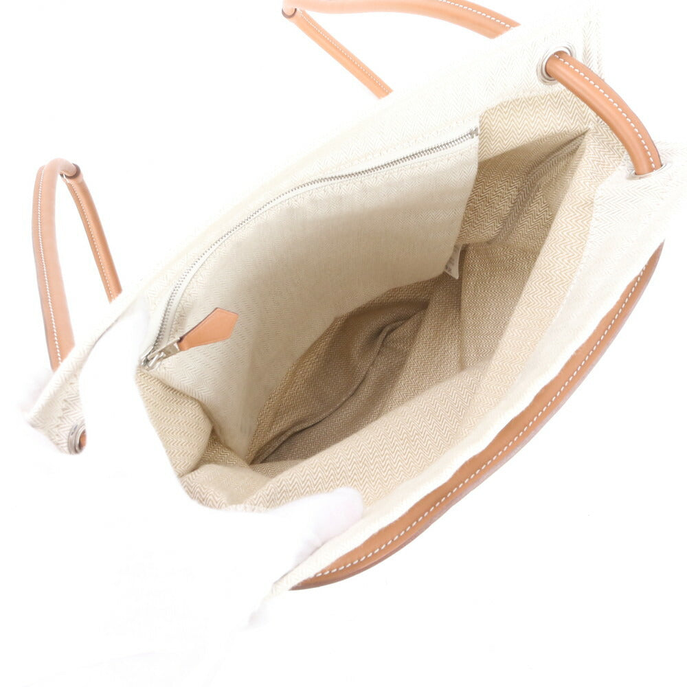 極美品 エルメス Y 刻印 マリーヌ レザー キャンバス リュックサック リュック バックパック バッグ A4 レディース RRE CQ26-5