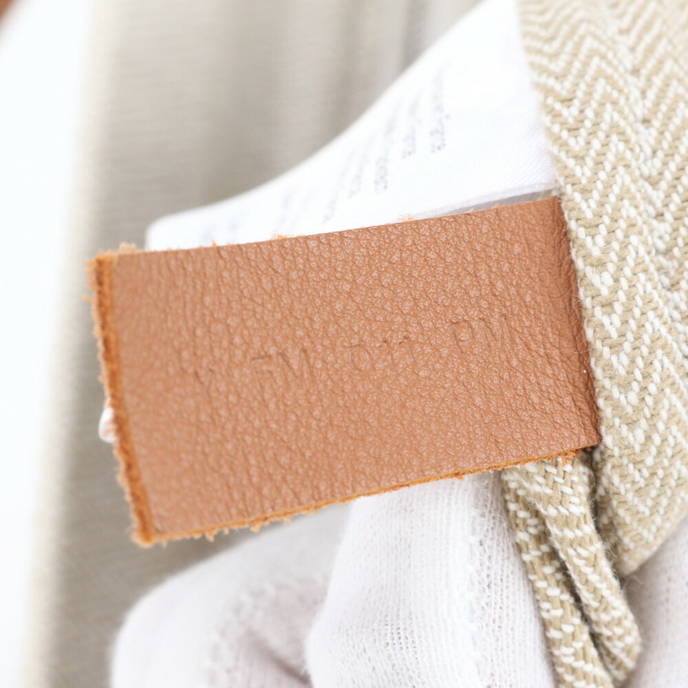 極美品 エルメス Y 刻印 マリーヌ レザー キャンバス リュックサック リュック バックパック バッグ A4 レディース RRE CQ26-5