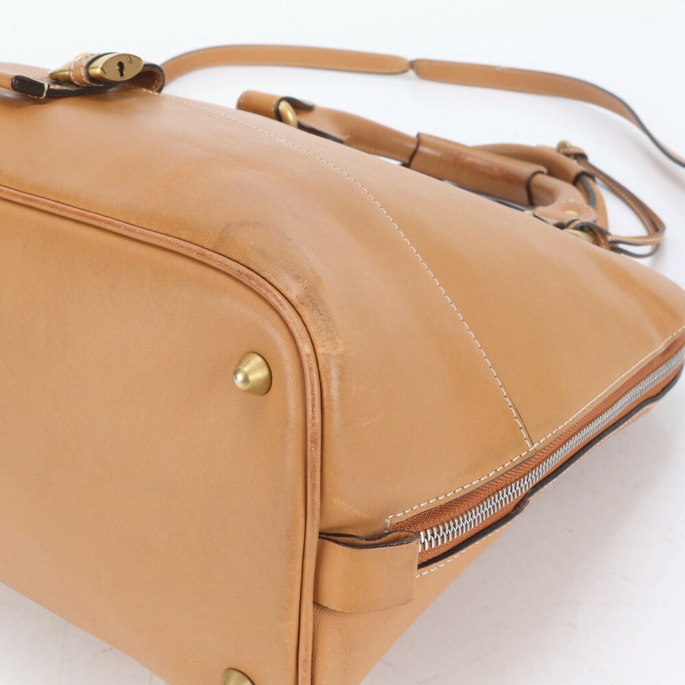 極美品 クロエ オーロラ バッグ カデナ 南京錠 パドロック レザー 2WAY ショルダー斜め掛け ハンド トート A4 レディース EUE CQ22-2