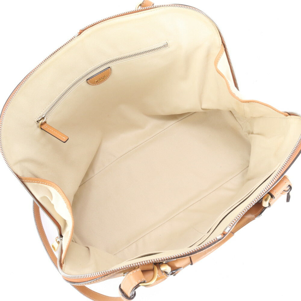 極美品 クロエ オーロラ バッグ カデナ 南京錠 パドロック レザー 2WAY ショルダー斜め掛け ハンド トート A4 レディース EUE CQ22-2