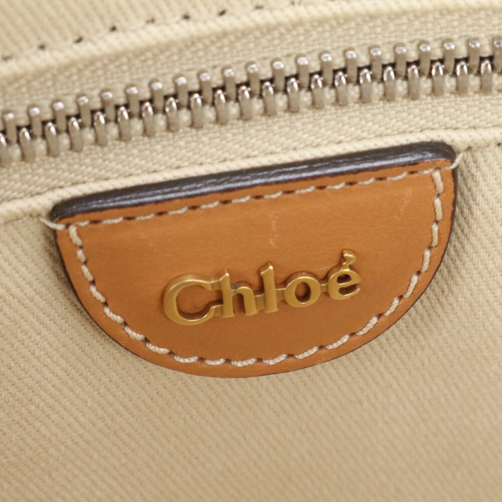 極美品 クロエ オーロラ バッグ カデナ 南京錠 パドロック レザー 2WAY ショルダー斜め掛け ハンド トート A4 レディース EUE CQ22-2