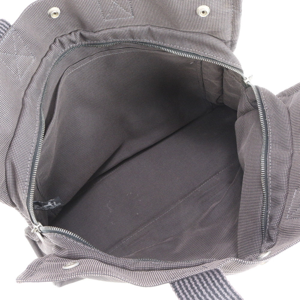 極美品 エルメス エールライン MM トート バッグ ショルダー ビジネス 通勤 書類鞄 A4 グレー 紳士 メンズ ERE CR12-6