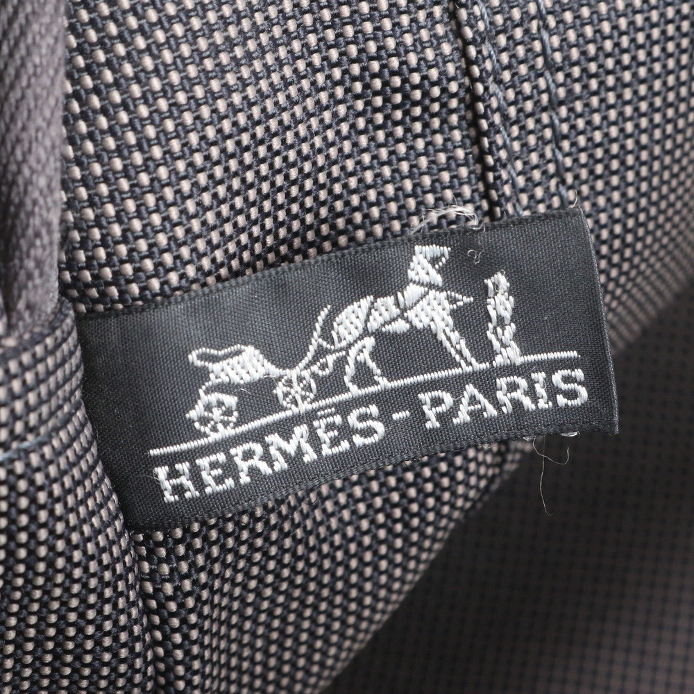 極美品 エルメス エールライン MM トート バッグ ショルダー ビジネス 通勤 書類鞄 A4 グレー 紳士 メンズ ERE CR12-6