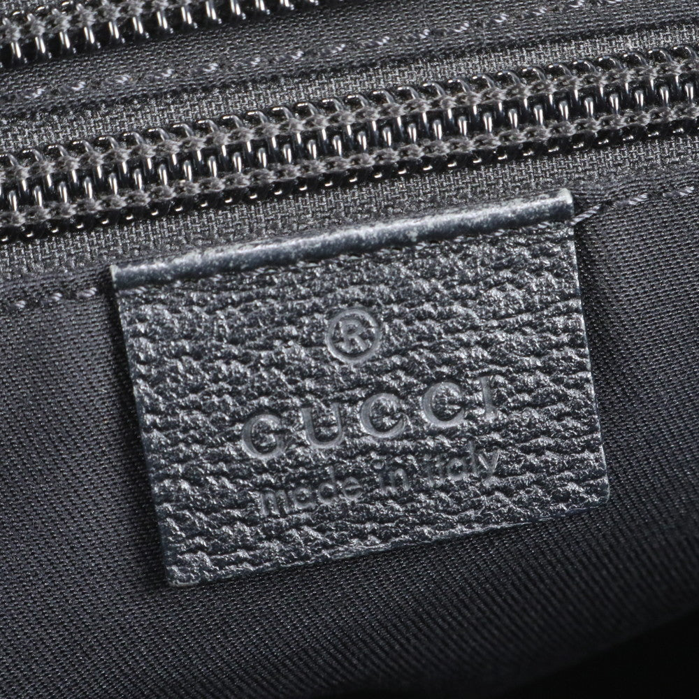 美品 グッチ GG キャンバス シェリー ライン レザー トート バッグ 肩掛け ショルダー ハンド 131230 レディース ERE CR11-1