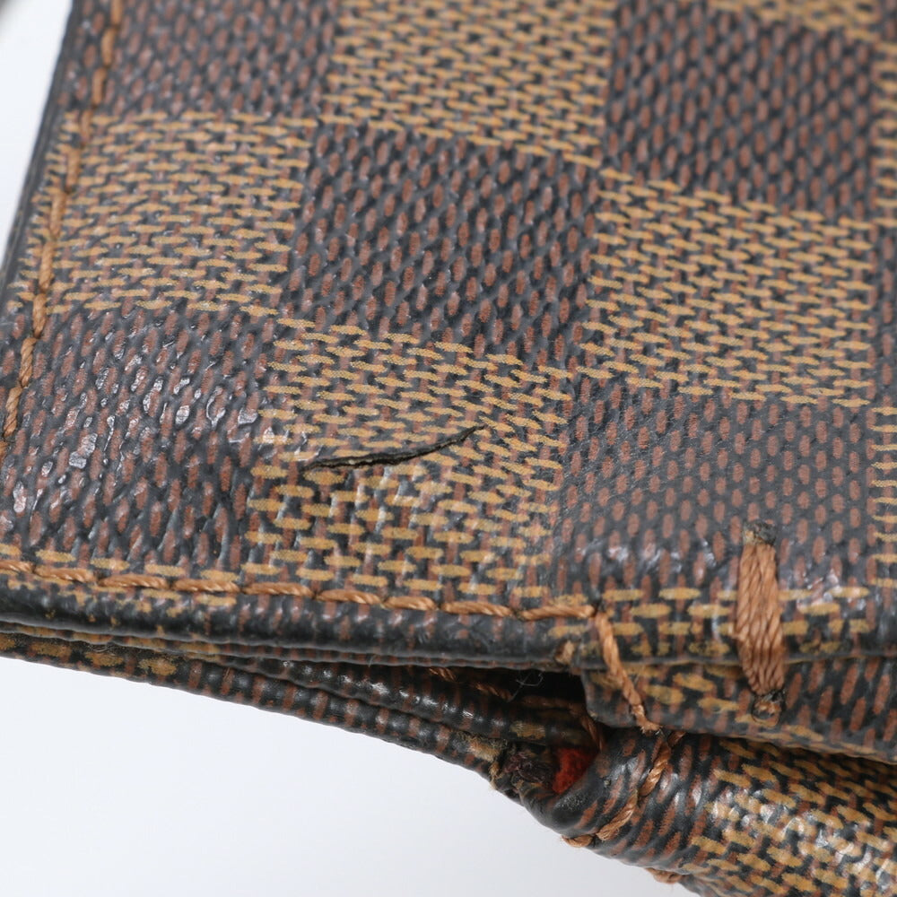 美品 ルイヴィトン ダミエ パリオリ PM N51123 レザー トート バッグ 肩掛け ショルダー ハンド A4 ブラウン レディース EEE CR17-9