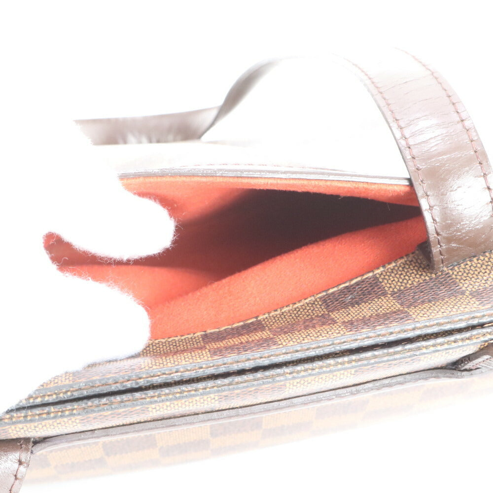 美品 ルイヴィトン ダミエ パリオリ PM N51123 レザー トート バッグ 肩掛け ショルダー ハンド A4 ブラウン レディース EEE CR17-9