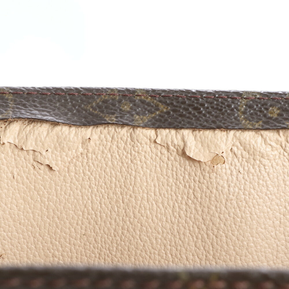 美品 ルイヴィトン モノグラム サック プラ M51140 レザー トート バッグ 肩掛け ショルダー ハンド A4 レディース RRE CR25-2