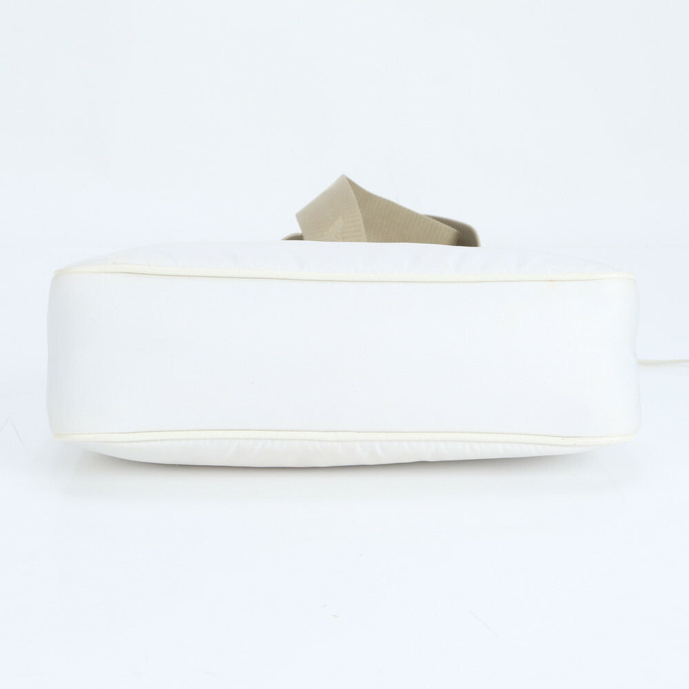 美品 プラダ ギャランティカード付 テスート ナイロン 三角ロゴ レザー 2WAY ショルダーバッグ 斜め掛け 1BH204 レディース RRE CR26-3