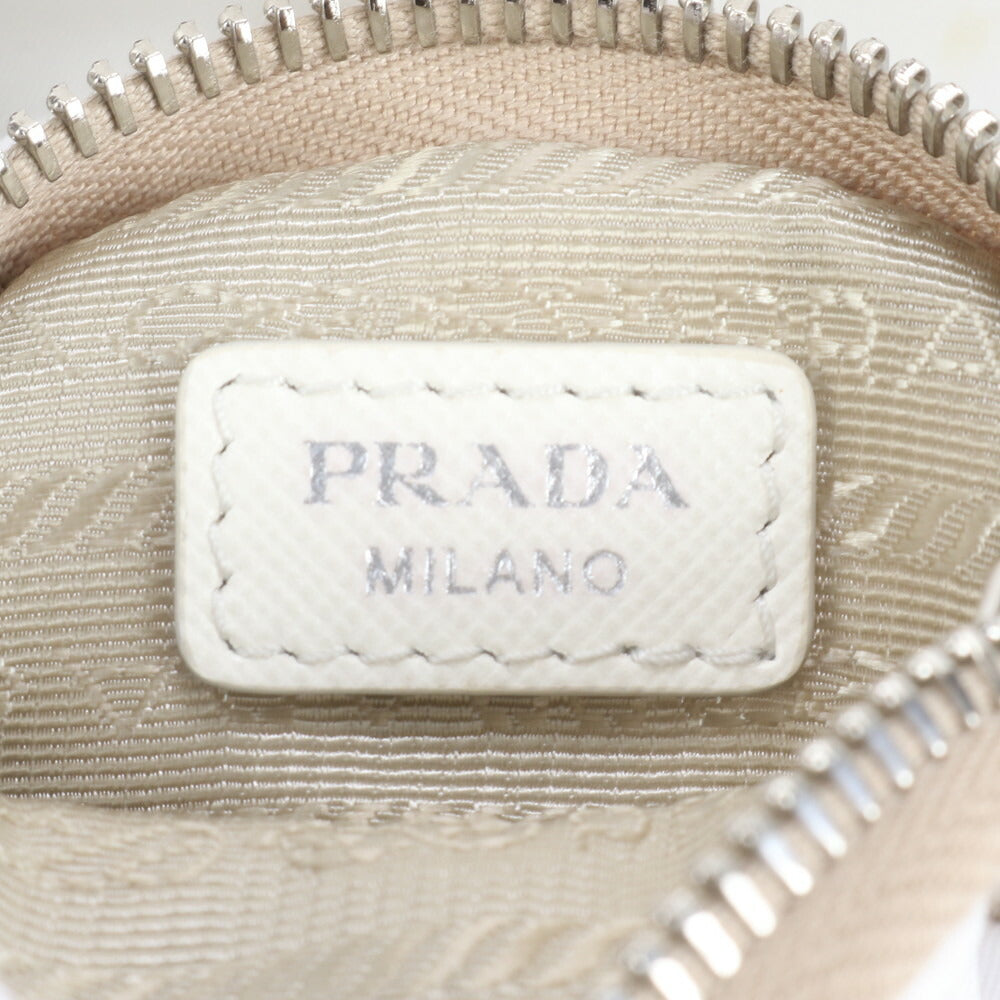 美品 プラダ ギャランティカード付 テスート ナイロン 三角ロゴ レザー 2WAY ショルダーバッグ 斜め掛け 1BH204 レディース RRE CR26-3