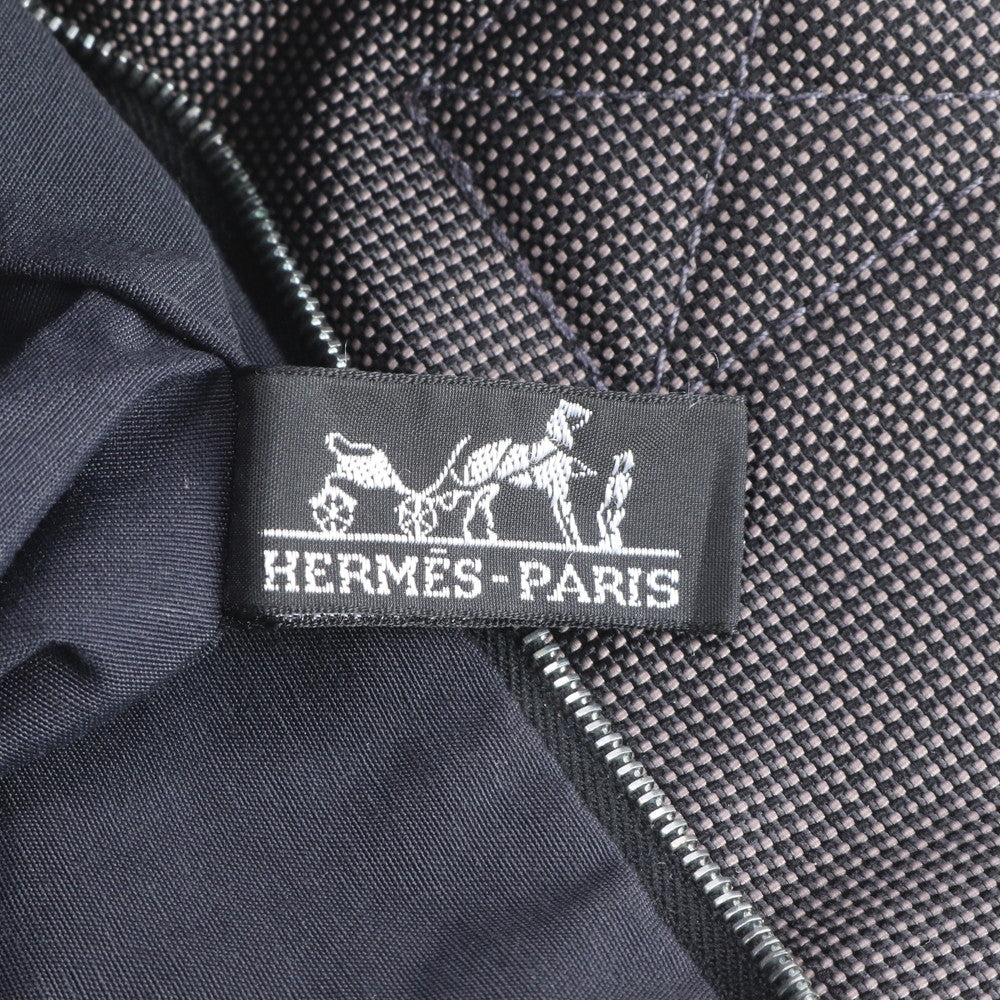 極美品 エルメス エールライン カバス トート バッグ ショルダー ビジネス 通勤 書類鞄 A4 グレー メンズ EEE CR20-7