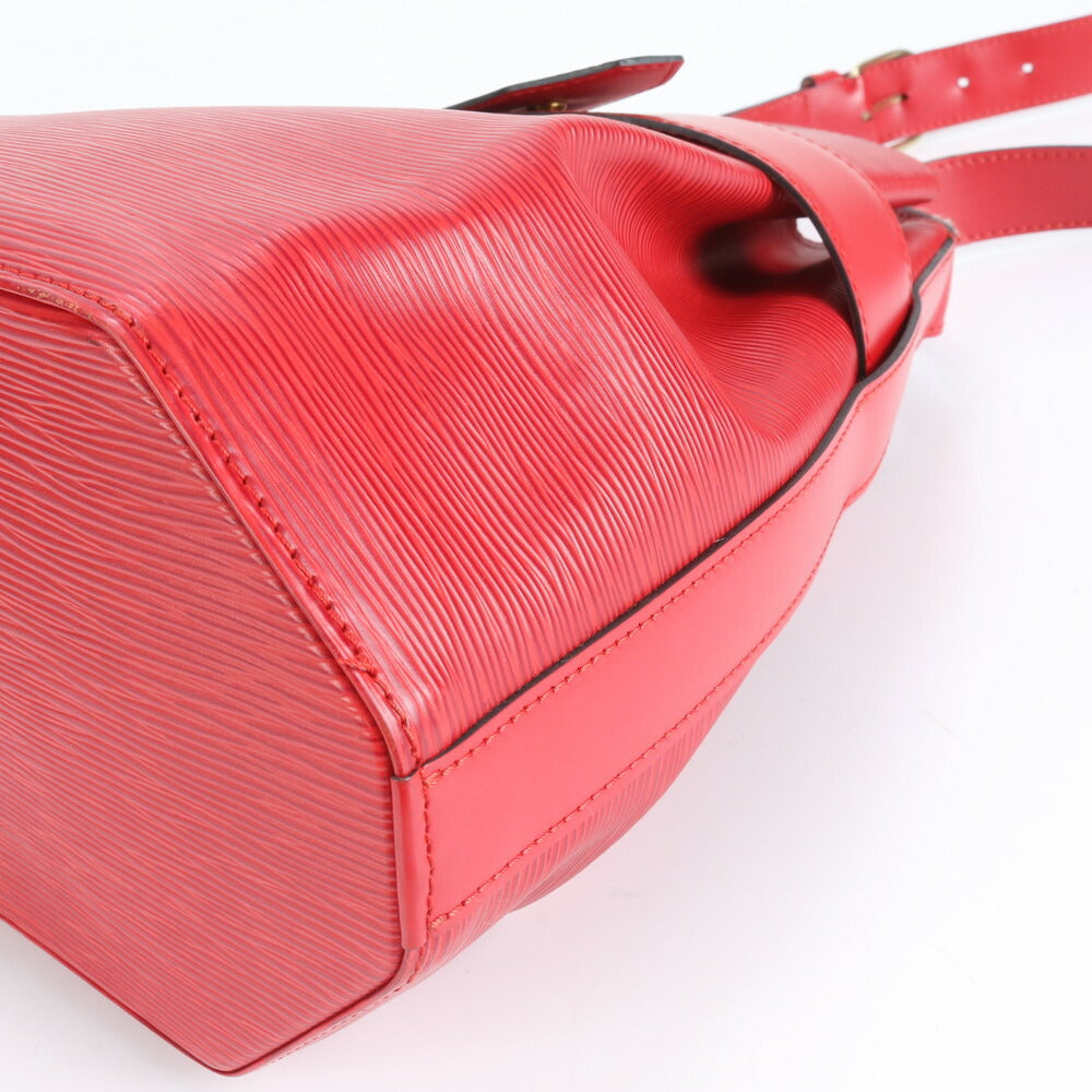 極美品 ルイヴィトン エピ サック デポール PM レザー ショルダーバッグ 肩掛け トート ハンド レディース EEE CR20-9