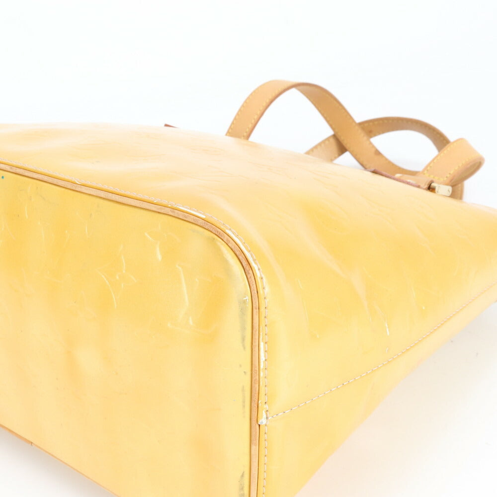 ルイヴィトン モノグラム ヴェルニ ヒューストン M91053 レザー トート バッグ 肩掛け ショルダー ハンド レディース ERE CS7-3