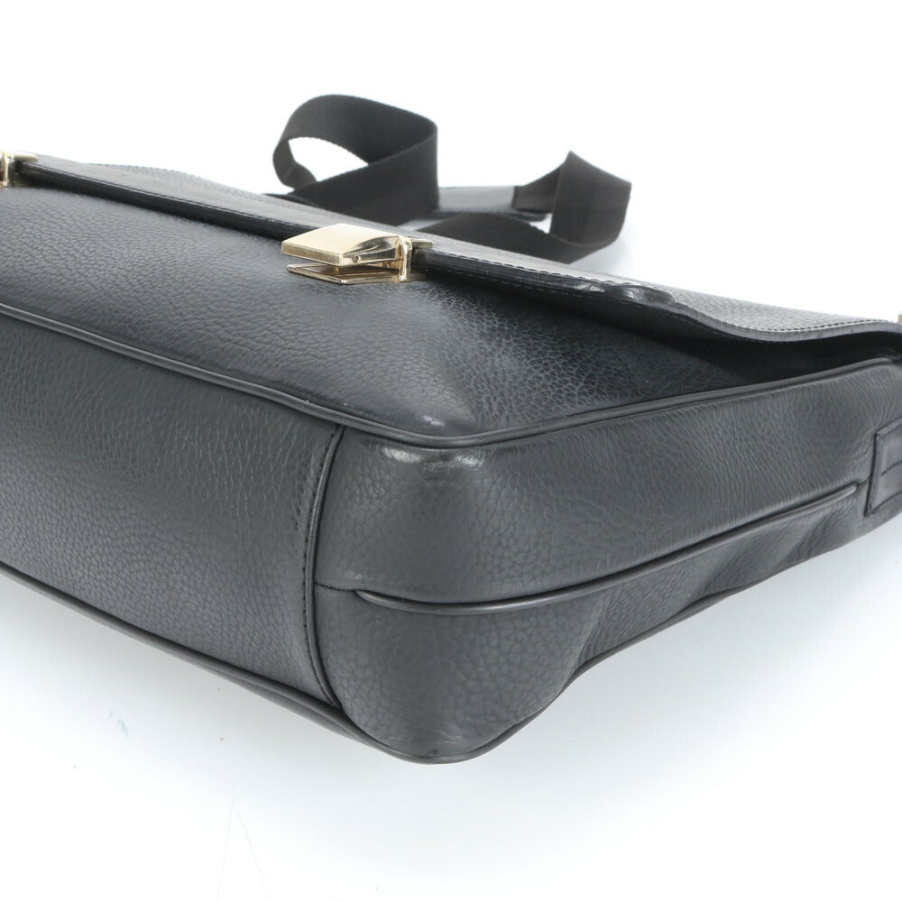 極美品 ダンヒル ギャランティカード付 レザー 2WAY ビジネス バッグ 斜め掛け 書類鞄 ブリーフケース メンズ 通勤 A4 VRV CS10-9