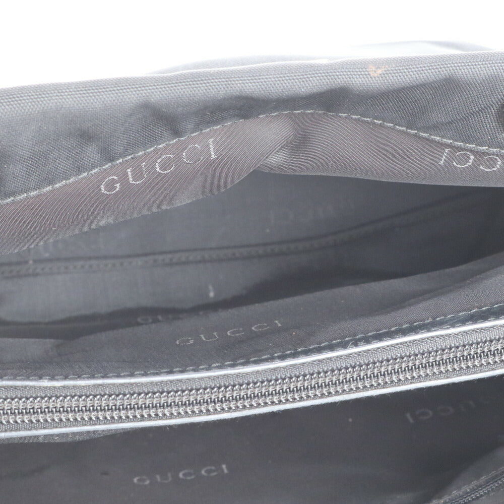 美品 グッチ バンブー レザー ハンドバッグ トート ブラック 黒 002 1016 レディース EEE CS27-2