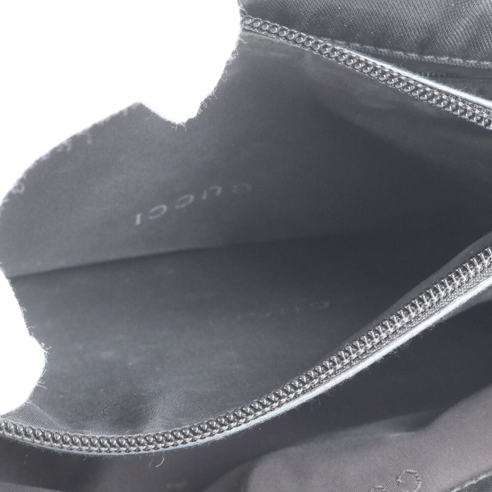 美品 グッチ バンブー レザー ハンドバッグ トート ブラック 黒 002 1016 レディース EEE CS27-2