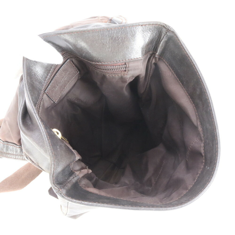 D&G ドルチェアンドガッバーナ レザー ショルダーバッグ 斜め掛け メッセンジャー ビジネス 通勤 ブラウン 茶色 A4 メンズ RRE CS32-9