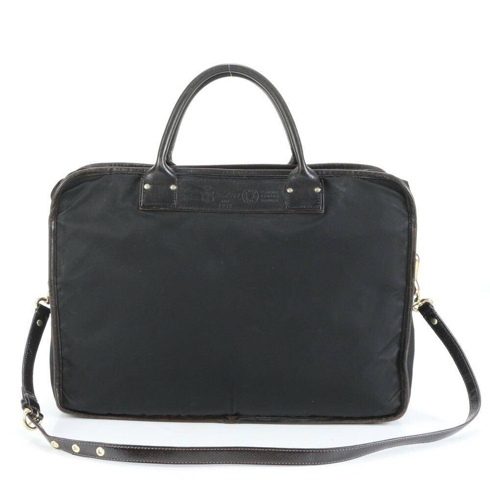 美品 フェリージ レザー 2WAY ビジネス バッグ 斜め掛け ショルダー ブリーフケース トート 通勤 ブラック 黒 A4 メンズ RRE CSD31-7