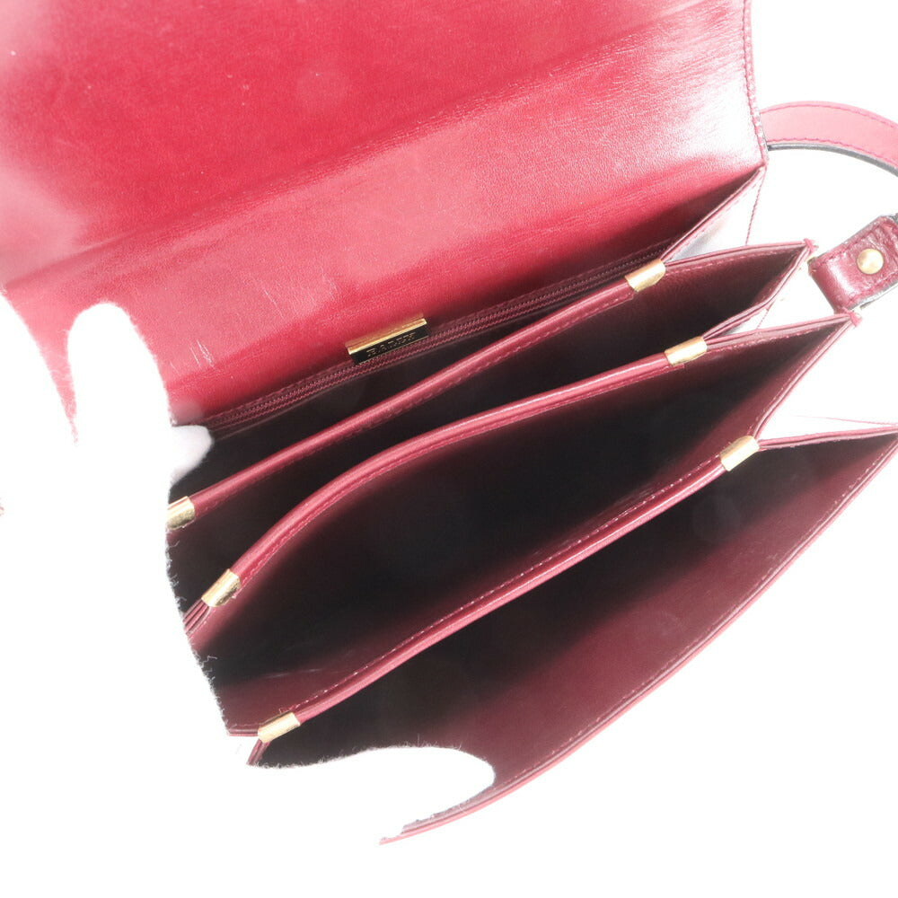 美品 ヴィンテージ バリー レザー ショルダーバッグ 斜め掛け クロスボディ ハンド トート ゴールド 金具 レディース RRE CS31-9