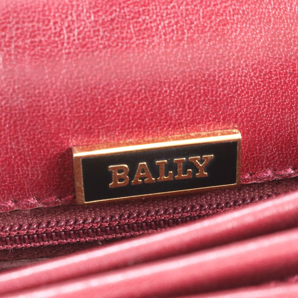 美品 ヴィンテージ バリー レザー ショルダーバッグ 斜め掛け クロスボディ ハンド トート ゴールド 金具 レディース RRE CS31-9