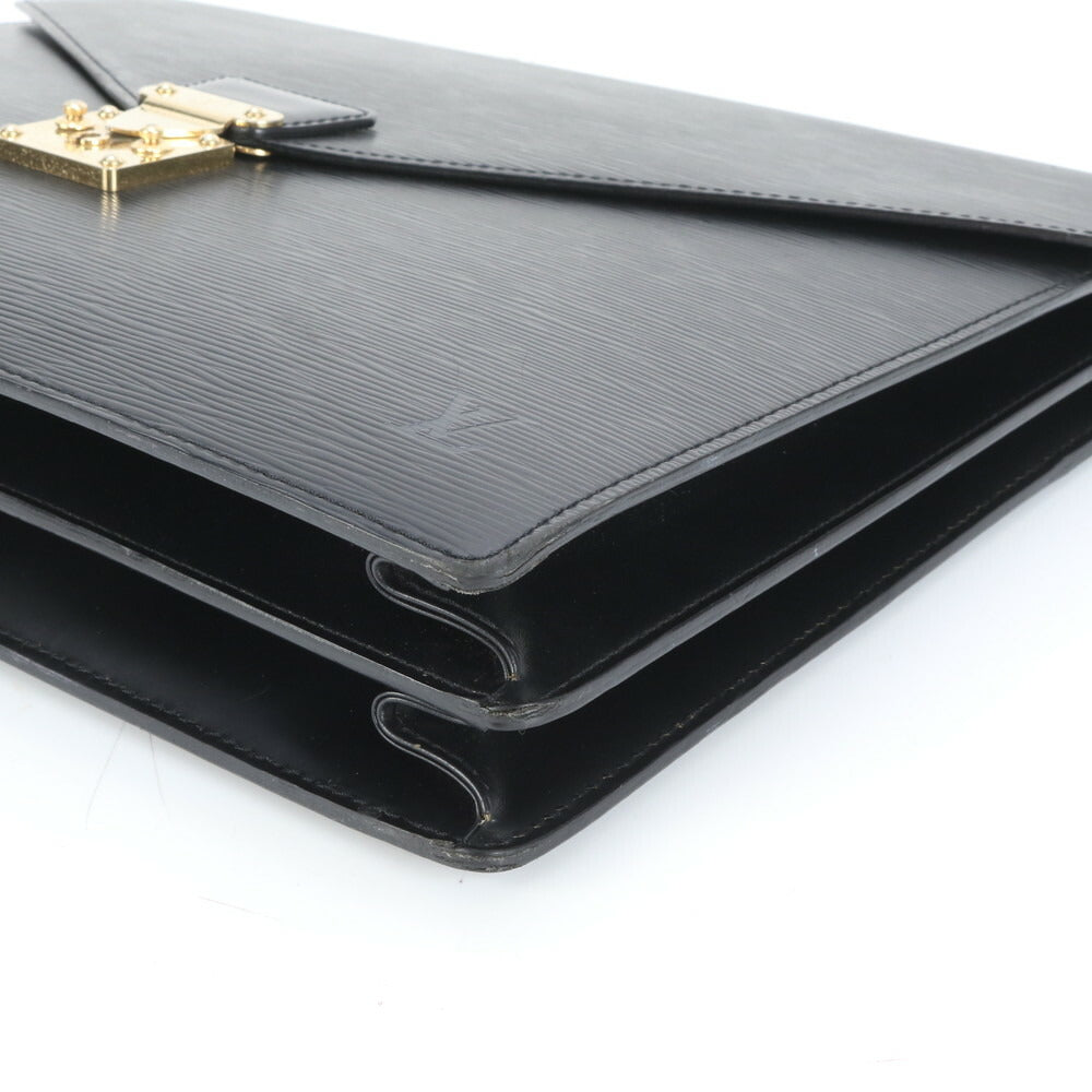 美品 ルイヴィトン エピ セルヴィエット アンバサダー M54412 レザー ビジネス バッグ 書類鞄 ブリーフケース A4 メンズ EUE CS35-4