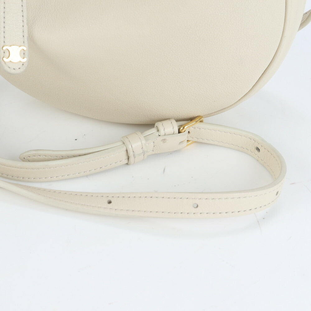 美品 現行品 セリーヌ ティーン ルル レザー 2WAY ショルダーバッグ 斜め掛け クロスボディ ハンド トート レディース EUE CS34-5