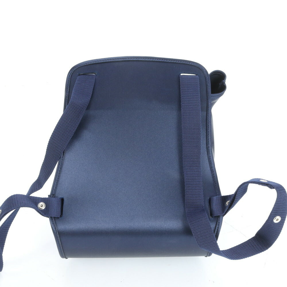 極美品 エルメス 星を巡る旅展 1999年 限定 リュックサック リュック ショルダー バッグ ネイビー 紺 A4 レディース EUM CT3-10