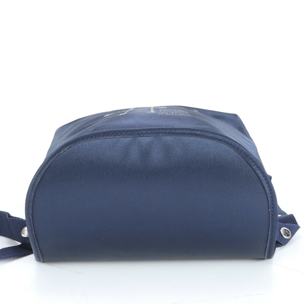 極美品 エルメス 星を巡る旅展 1999年 限定 リュックサック リュック ショルダー バッグ ネイビー 紺 A4 レディース EUM CT3-10